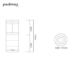 Flacon en verre de 25 ml pour fond de teint multi-usages avec miroir — bouchon adapté pour les produits liquides tels que les illuminateurs et les anticernes - Product Image 2