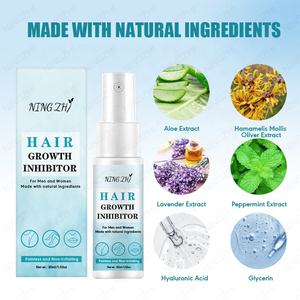 Spray inhibiteur de croissance des poils 100% naturel non irritant Jambes Aisselles Lèvres pour femmes hommes Brume puissante - Product Image 6