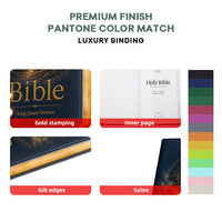 Bibles Saintes multi-usages en cuir PU, impression directe usine, valeur ajoutée, pratiques, pour la diffusion chrétienne