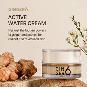 Ginger6 Active Water <b>Cream</b> 50ml Korea's New Arrival <b>Skin</b> <b>Whitening</b> Face Lotion with Hyaluronic Acid Oil Hot Selling Wholesale - Product Image 2