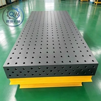 Table de soudage flexible 3D nitrurée pour la fabrication de structures en acier, banc de soudage industriel modulaire pour pièces métalliques structurelles