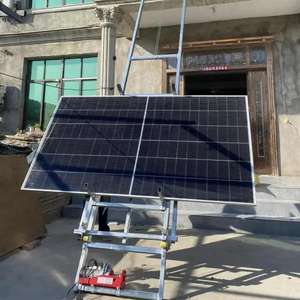 Petit élévateur de chantier solaire réglable <span class=keywords><strong>pour</strong></span> chandelier de construction 10m - Product Image 2