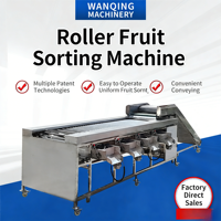 Efficiënte XINCHUAN XC-serie RVS fruit- en groentesorteermachine 1,5KW 220V/380V PLC-componenten sorteermachine