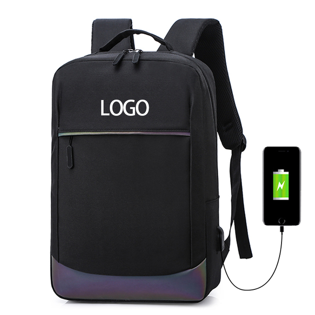 Large Capacity Multifunction Nylon Waterproof USB Charger Back Pack Anti Theft Smart Laptop Backpack Bag With USB Charging Port