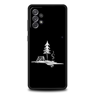 Línea montaña paisaje sol Luna caso para <span class=keywords><strong>Samsung</strong></span> A51 <span class=keywords><strong>A71</strong></span> A21S A12 A11 A15 A25 A31 A41 A23 A33 A53 A73 A05S A13 5G A35 A55 cubierta - Product Image 2