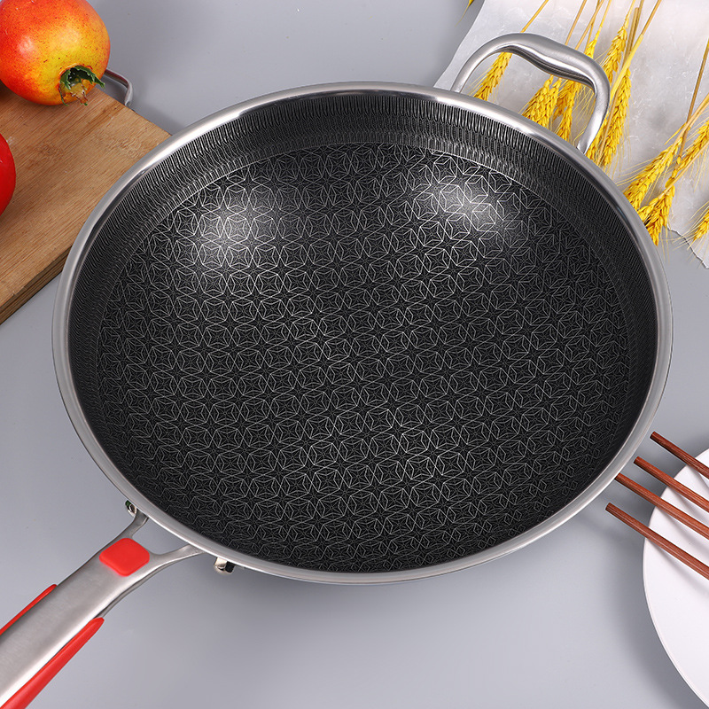 Casserole de wok sans couvercle