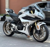 Moto sportive 450SRS, refroidie par eau, bicylindre en parallèle, moto de course Supersport, haute accélération pour les pilotes intermédiaires