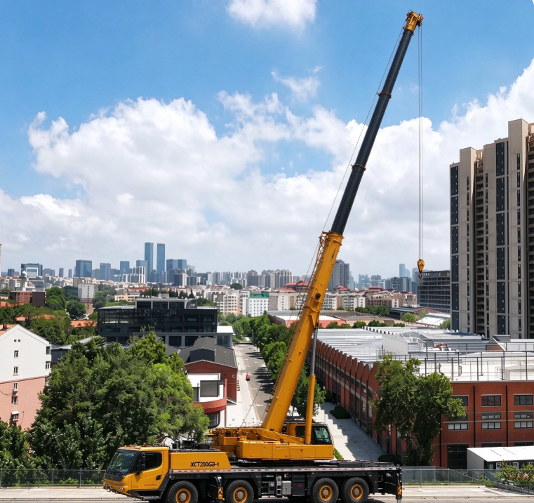 Popular XCT200G8-1 Truck Crane 200 Ton Suitable for Wind Power & High ...