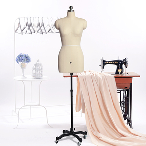 Offre Spéciale tissu affichage demi-corps femme réglable <span class=keywords><strong>couture</strong></span> robe drapé <span class=keywords><strong>buste</strong></span> forme <span class=keywords><strong>couture</strong></span> mannequins vêtements <span class=keywords><strong>mannequin</strong></span> torse - Product Image 1