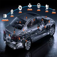 Herramienta de Diagnóstico Automotriz Universal Foxwell NT530 PLUS WIFI, Escáner OBD2 para Nissan, Porsche, Ford, BMW, Benz, Chrysler, 1 Software
