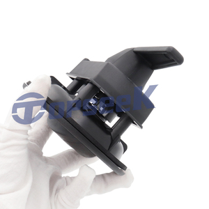 Round RV <strong>Door</strong> Lock with 2 Keys, Black <strong>Plastic</strong> Camper Entry Lock, Waterproof Replacement <strong>Latch</strong> for Motorhome Caravan Boat Cabinet - Product Image 6