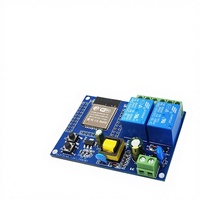 Alimentation AC220V ESP32 WiFi pour module relais double canal, carte de développement secondaire ESP32 modèle 705J260E322RAC01