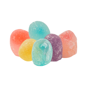 Bonbons gélifiés <span class=keywords><strong>fruit</strong></span>és à la texture dure, multicolores, garnis, en boîte, certifiés Halal - Product Image 1