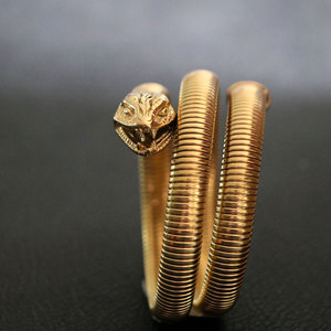 Snake Shape Stainless Steel <b>Bracelet</b> <b>Silver</b> Gold Men's Fashion <b>Bangle</b> CE610 - Product Image 4