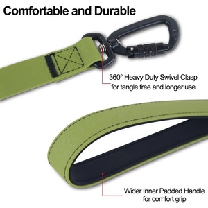 Özelleştirmek klasik naylon su geçirmez Pet eğitim halatı köpek tasma uzun yumuşak PVC avcılık köpek tasma yürüyüş koşu tırmanma için - Product Image 5