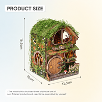 Puzzle en bois 3D DIY Maison miniature Ivy Cottage SL-53 Artisanat en bois Métal Plastique Papier Lumière LED Kit fait main En stock