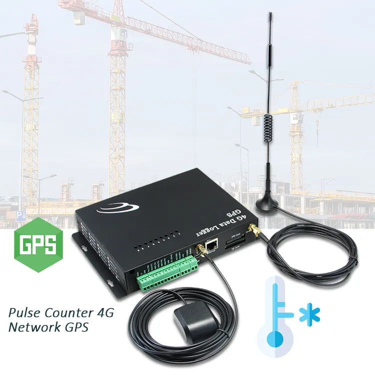 Data logger temperature monitoring vehicle gps tracking device 4G Mobile Multipoint Ethernet gps measuring device