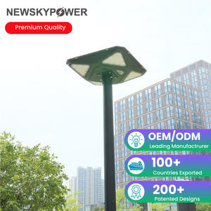 Lampes à poteau LED 40W à énergie solaire, super lumineuses, 3 pouces, montage sur poteau, éclairage solaire pour hôtel, villa, cour - Product Image 5