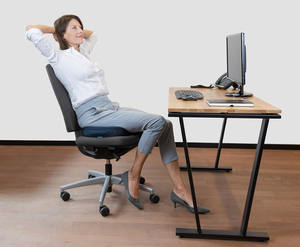 Coussin de siège orthopédique en mousse à mémoire de forme et gel rafraîchissant pour le coccyx, idéal pour les coussins lombaires et de siège - Vente Flash - Product Image 5