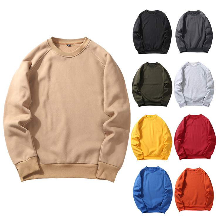 9.7 البلوز Crewneck البلوز OEM تخصيص الصوف البوليستر عارضة حجم الأوروبي جولة الرقبة البلوز سوياتشيرتس