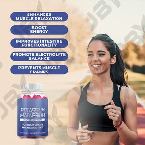 Gomitas de <span class=keywords><strong>Potasio</strong></span> <span class=keywords><strong>y</strong></span> <span class=keywords><strong>Magnesio</strong></span> JBY, Venta al por Mayor de Fábrica, Sin Azúcar, Calmantes <span class=keywords><strong>para</strong></span> Dormir <span class=keywords><strong>y</strong></span> <span class=keywords><strong>para</strong></span> los Músculos - Product Image 4