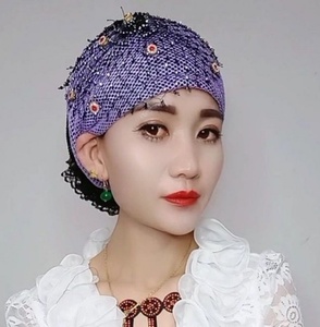 YASEEN High-End Solid Acrylic Breathable Eco-Friendly Women's Fashion Party <b>Hat</b> - Product Image 1