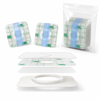 Patch Sanfu en film PU vierge pour application d'herbes, patch omblical imperméable, vente en gros
