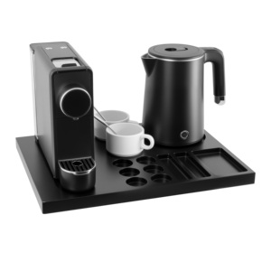 เครื่องชงกาแฟแคปซูล Honeyson 1100W รุ่น Professional พร้อมปั๊มสแตนเลสสตีลแบบอิตาลี แรงดัน 19 บาร์ สำหรับโรงแรม ชุดถาดใส่แคปซูล เหมาะสำหรับการตั้งแคมป์ - Product Image 5