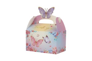 Jumi thương hiệu mô hình bướm sang trọng túi giấy Quà Tặng đóng gói túi giấy cho thực phẩm và gói quà tặng - Product Image 3