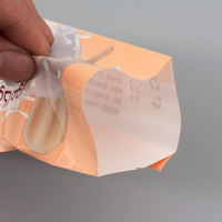 Sac en plastique mylar avec impression personnalisée pour crème glacée Popsicle Ice Pop Joint latéral arrière Pochette plate pour emballage alimentaire avec logo Hot Seal