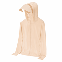 Veste de soleil anti-UV UPF 50+ unisexe, softshell légère et douce, respirante et élastique, ajustable, pour l'été et l'automne