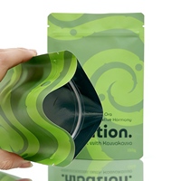 Pochette Doypack Personnalisée en Papier Kraft Mat avec Fermeture Zip VMPET Qualité Alimentaire, Impression Personnalisée, Logo Personnalisé pour Poudre de Complément/Nutrition