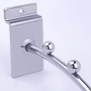 Multiboard quần áo treo slatwall móc nhiệm vụ nặng nề hiển thị <span class=keywords><strong>Hooks</strong></span> 7-bead kim loại cầm tay móc để hiển thị - Product Image 5