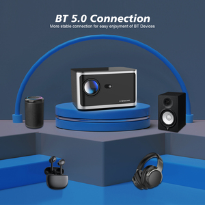 <span class=keywords><strong>WiFi</strong></span> ve Internet yerleşik özellikleri ile 2024 yeni HY350 taşınabilir projektör LCD akıllı ev sineması - Product Image 3