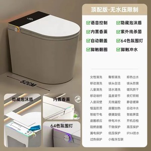 Smart Toilet 52Cm Compact Size Built In <b>Foam</b> Shield Instant Heating No Water Pressure Restriction Floor Mounted Siphon Flushing - Product Image 1