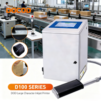 Impresora de Inyección de Tinta Industrial DOCOD Serie D100 para Impresión de Códigos de Barras, Logotipos, Fechas, Códigos QR y Códigos de Matriz de Puntos