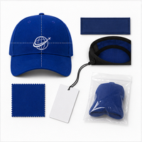 Gorra de 6 Paneles Estructurada de Sarga Espiga de Lujo Personalizada OEM Directa de Fábrica, Ajustable para Ferias Comerciales con Servicio de Logotipo OEM