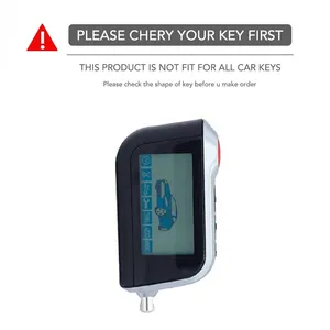 Étui à clés en silicone de haute qualité <span class=keywords><strong>pour</strong></span> Starline A93 A63, <span class=keywords><strong>version</strong></span> russe, télécommande d'alarme de voiture bidirectionnelle, housse de clé LCD - Product Image 2