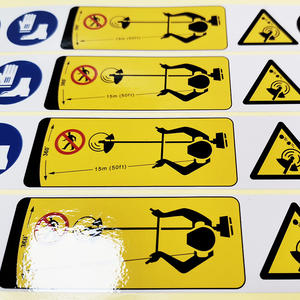 Pegatinas <span class=keywords><strong>de</strong></span> etiquetas <span class=keywords><strong>de</strong></span> advertencia <span class=keywords><strong>de</strong></span> <span class=keywords><strong>construcción</strong></span> Pegatinas <span class=keywords><strong>de</strong></span> <span class=keywords><strong>señales</strong></span> peligrosas para pegatina prohibida al aire libre - Product Image 4