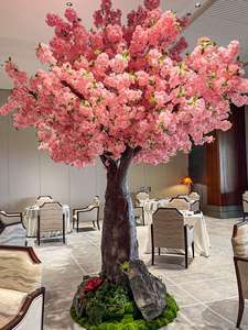 ต้นซากุระประดิษฐ์สำหรับตกแต่งร้านอาหารงานแต่งงาน จัดส่งจากโรงงานภายในสามวัน - Product Image 2