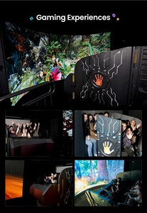Centre de divertissement Dinosaure, cinéma 360° rotatif, réalité virtuelle, cinéma VR 5D 7D 9D 12D 360 °   Simulateur de cinéma - Product Image 3