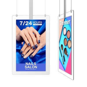 49/55/65/75 inch hai mặt TREO <span class=keywords><strong>LCD</strong></span> cửa sổ hiển thị màn hình cảm ứng quảng cáo signage thiết bị cho căng tin và khách sạn - Product Image 3