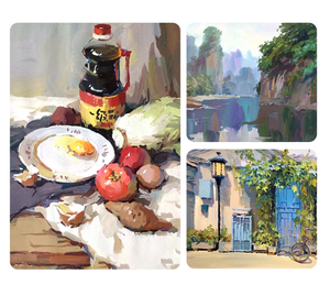 Maria's Brand Advanced 100ml Gris Gouache Art Pigment Set 95% Concentré 66 Couleurs pour Débutants Toile Papier Boîte en Verre - Product Image 2