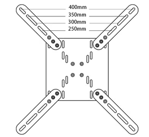 Soporte Universal para Tres Monitores con Base VESA para Simulación de Carreras, Soporte de Aluminio 4080 para 32 Pulgadas, Soporte para Tres Pantallas - Product Image 6