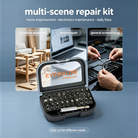 Jeu de 31 embouts de tournevis avec étui de rangement portable, kit d'outils manuels pour la réparation domestique, l'électronique et l'entretien des meubles