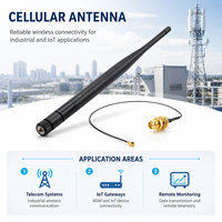 Antenne cellulaire LoRa pliable FEIYIXUN FYX-G3-S03-001 868-928MHz 3dBi verticale 195mm 50 Ohm avec connecteur mâle