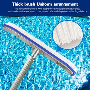 Precio <span class=keywords><strong>de</strong></span> fábrica, cepillo <span class=keywords><strong>de</strong></span> limpieza <span class=keywords><strong>de</strong></span> pared <span class=keywords><strong>de</strong></span> piscina <span class=keywords><strong>de</strong></span> lujo <span class=keywords><strong>de</strong></span> 18 "con mango <span class=keywords><strong>de</strong></span> cepillo <span class=keywords><strong>de</strong></span> pared <span class=keywords><strong>de</strong></span> piscina trasera <span class=keywords><strong>de</strong></span> aluminio <span class=keywords><strong>pintado</strong></span> en blanco - Product Image 3