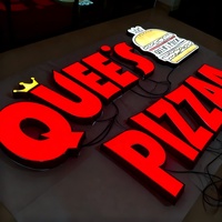 Letreros de construcción al aire libre personalizados Señalización de logotipo 3D de pared con tablero de nombre de iluminación LED para empresas y hospitales