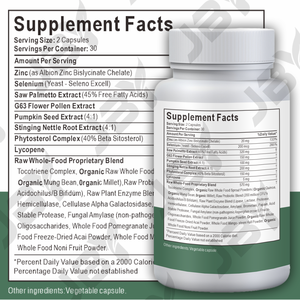 JBY OEM Men's <strong>Prostate</strong> Health Capsule Dietary Supplement for Male <strong>Prostate</strong> <strong>Treatment</strong> - Product Image 2