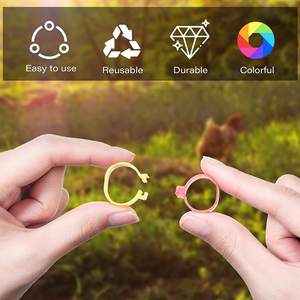 Plastic Kleurrijke Genummerd Kip Identificatie Been Bands Gevogelte Been Bands Clip Op Been Ringen Voor Kip Gans Gamefowl Turkije - Product Image 5
